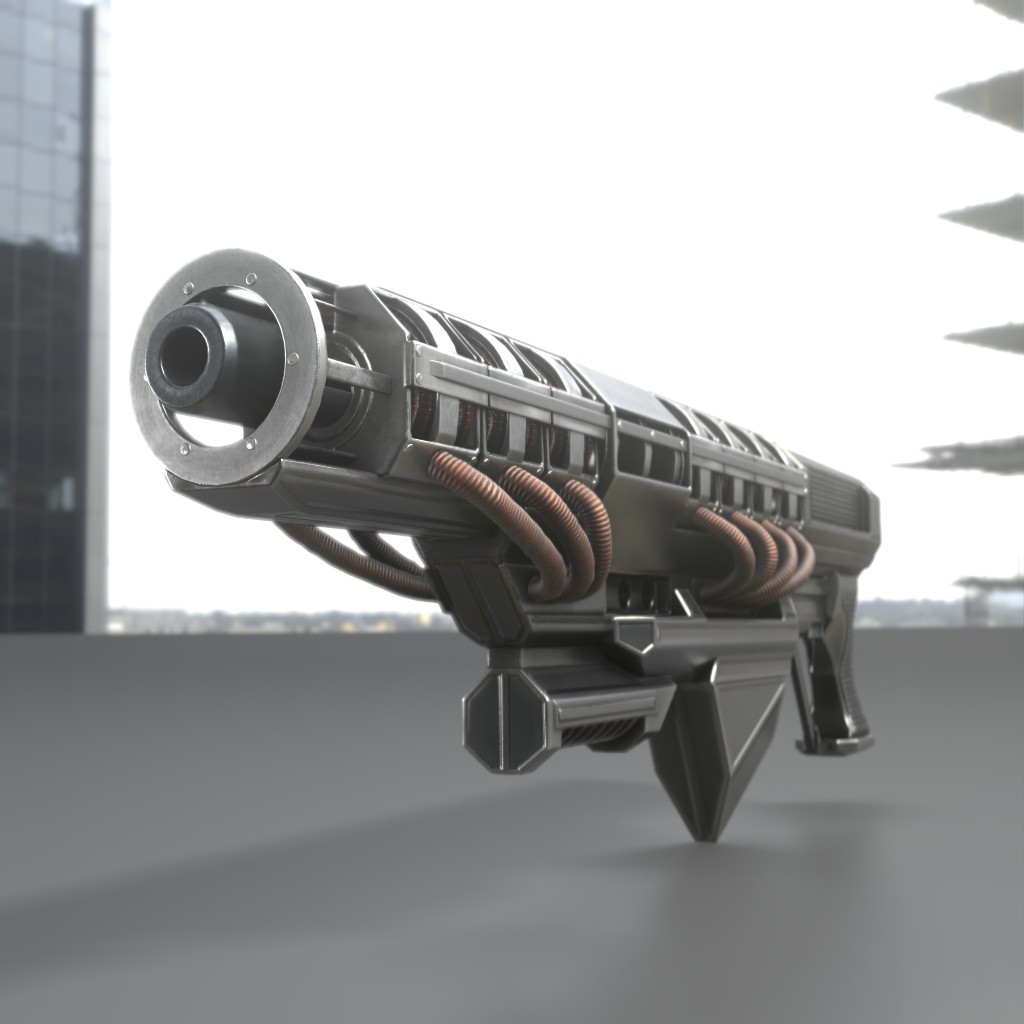 Railgun Prototype in 2.8 Eevee preview image 2